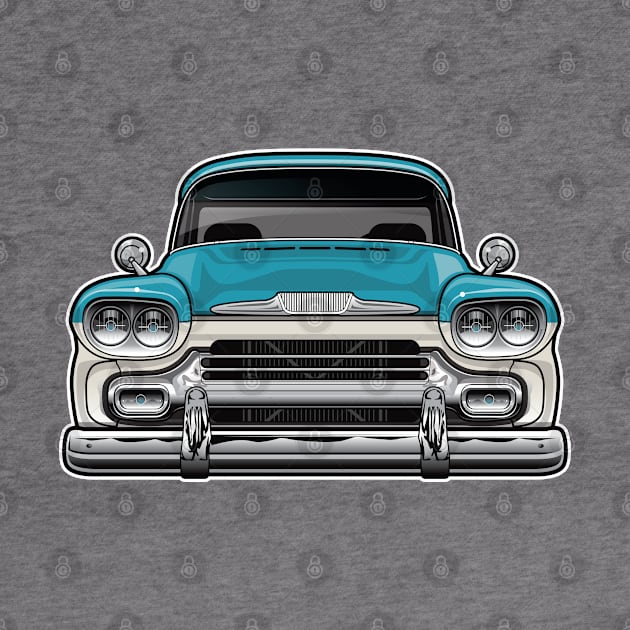 1958 Chevy Apache Turq by RBDesigns